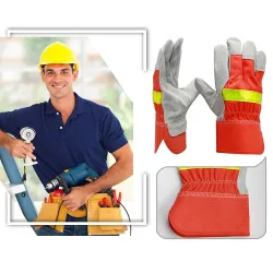 Gants protecteurs résistants aux flammes de chaleur avec pignon réfléchissant